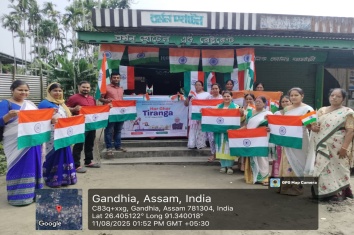 Tiranga Stall organised at various parts of Nalbari District