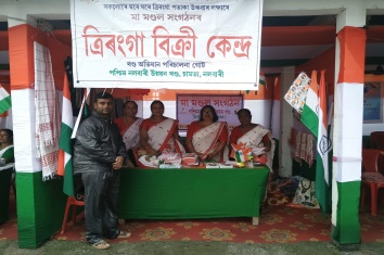 Tiranga Stall by ASRLM as a part or Har Ghar Tiranga Programme