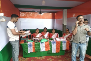 Tiranga Stall by ASRLM as a part or Har Ghar Tiranga Programme